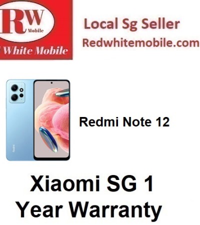 Xiaomi Redmi Note 12 6/128GB with FOC Redmi Buds 4 Lite-Xiaomi SG 1 Year Warranty